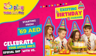 360 Play Birthday Packages Starting at Just AED 69 per Kid in UAE